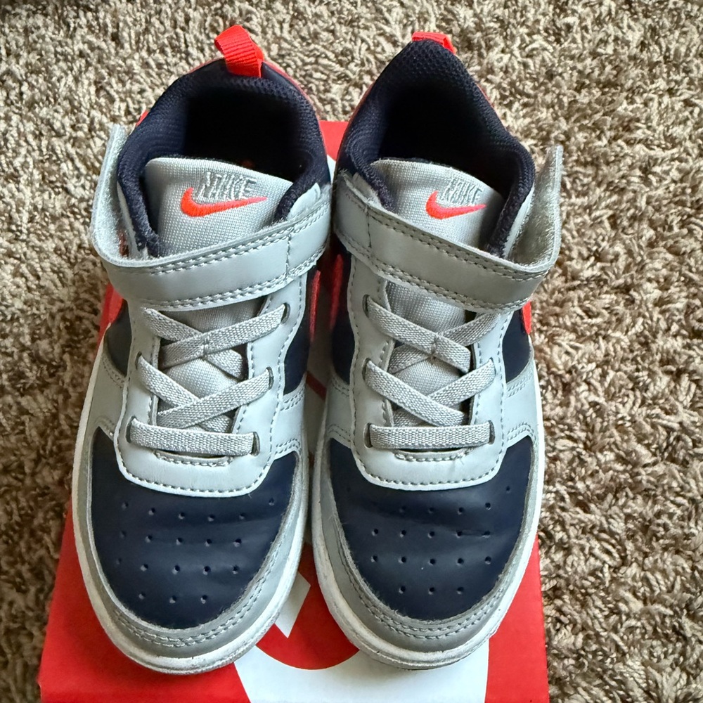 Nike Kids Sneakers - Gray and Navy